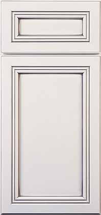 Delry Door In Maple with Peral Opaque